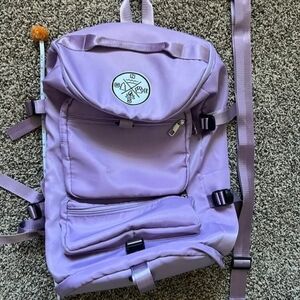 Purple convertible backpack duffel bag